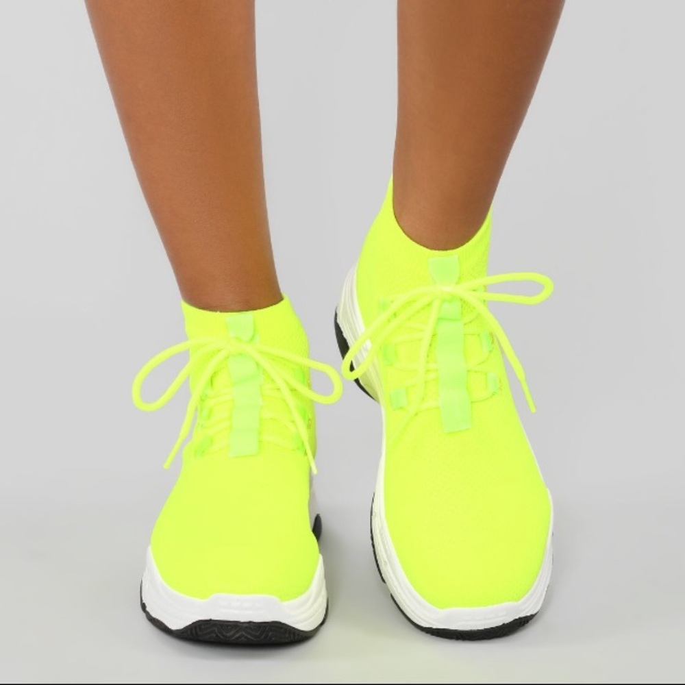 Lime Sneakers